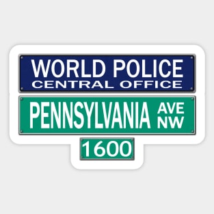 World Police Sticker